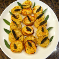 Anita's Roasted Sweet Potatoes with Sage