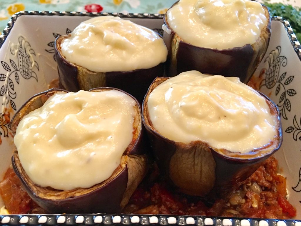 Anita’s Stuffed Eggplant Cups Healthy Living with Anita